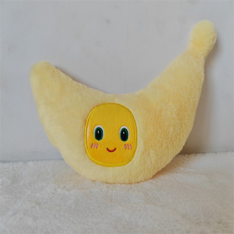 香蕉奶龙，明亮毛绒玩具