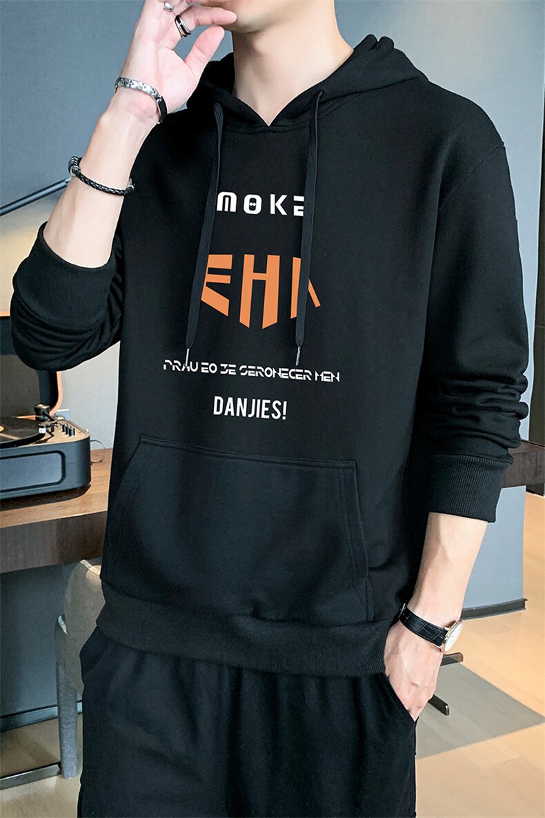 卫衣男春秋季韩版运动休闲潮流青少年连帽衣服DF173T,男装卫衣,电商A102