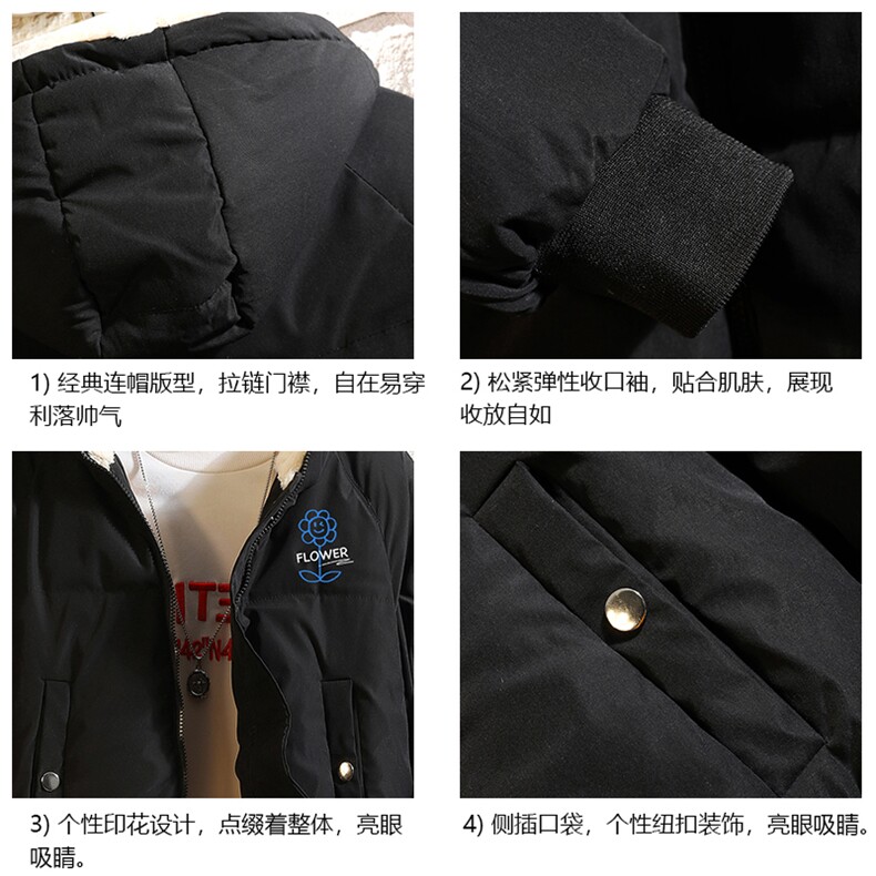 加厚加绒连帽棉衣男大码棉服男面包服男砖墙MY16274-P100,男装棉衣,电商A040A