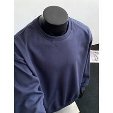 基础纯色圆领套头卫衣简约设计感上衣情侣款W4691-特价P25，男装卫衣，电商A007