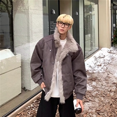 【】重磅厚款做旧男女冬新款毛领防寒棉服SW899P97，男装棉衣，星座1112-1