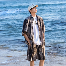 1短衬CS77033特P25DK77055特P18无差价套装TZ77066特P43大码M-5XL，男装休闲套装，星座226-2