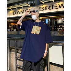 T恤春季男时尚潮牌潮日常新款标准圆领简约青春流行短袖，男装T恤，星座716-3