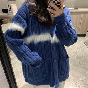 渐变大开衫图片