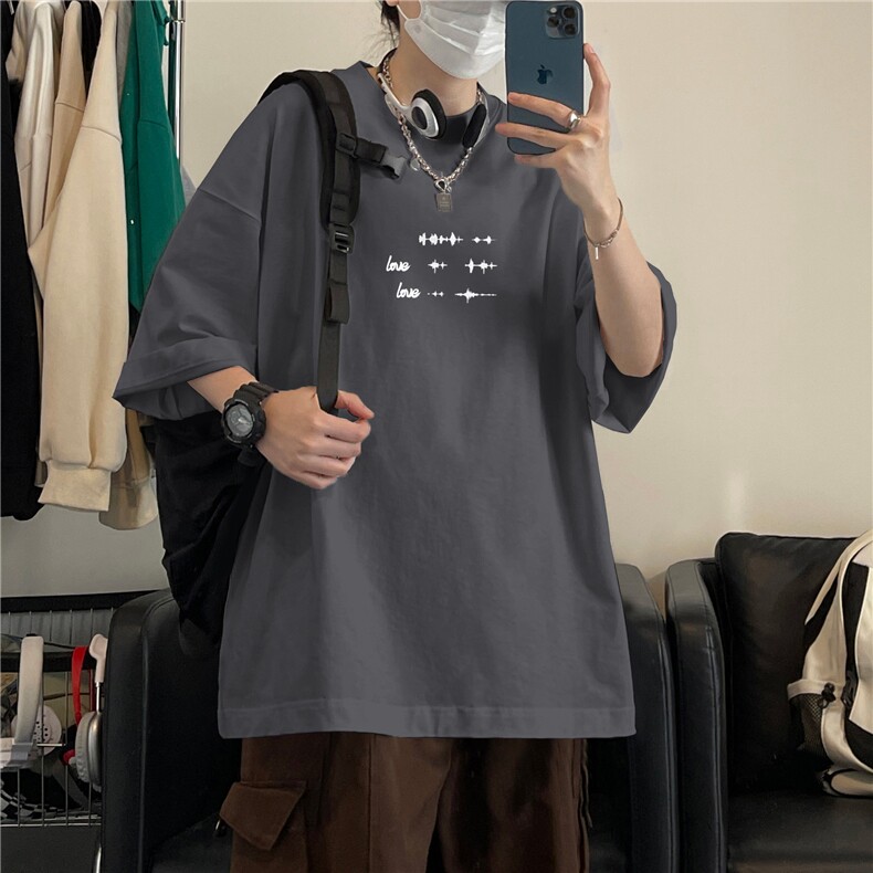 得物直播品质220克纯棉精梳印花T恤短袖dcm265-特批20控38,男装T恤,星座605(原A050)