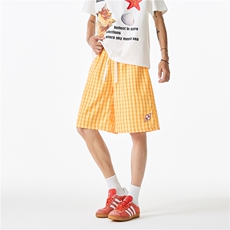 2025夏季新款多巴胺格子宽松冰感五分裤B315-K25582-特p25控48，男装牛仔裤，电商B315