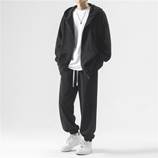 休闲套装两件套秋冬加绒加厚两件套TZ850常规特批117加绒特批137，男装休闲套装，星座718