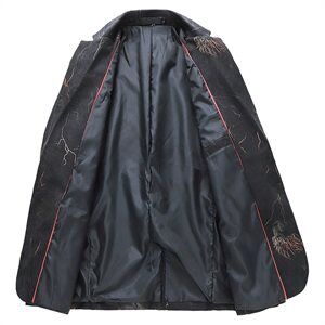 2021新款男式休闲西装修身西服外套男装便西上衣 QT5030/832p90图片