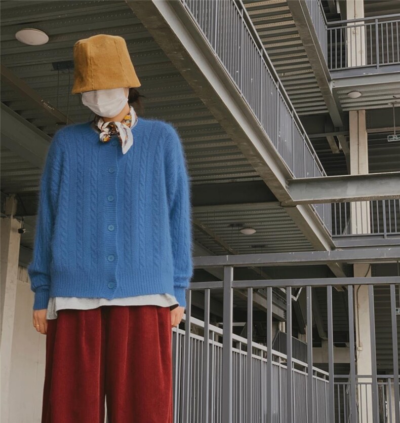 兔毛开衫，其它，25Ann·Studio