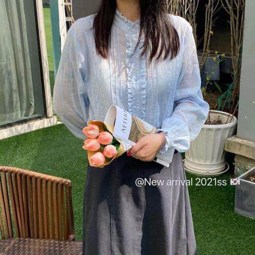 春季新款花边领温柔小衫，女装，Here Bella(5F)