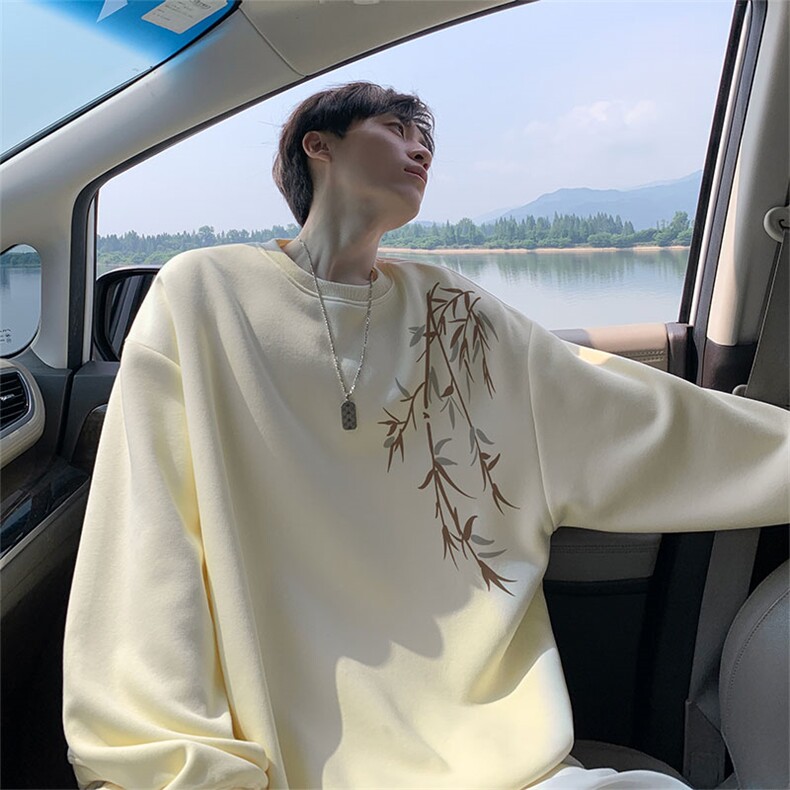 秋季新款男wycm-262卫衣圆领纯棉特批28控49,男装卫衣,星座605(原A050)