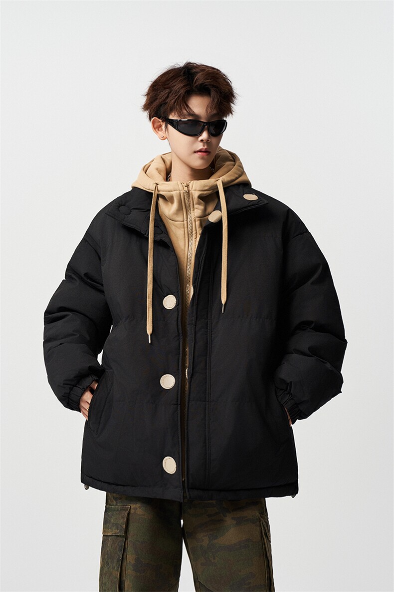 有长图冬季保暖假两件羽绒棉衣服男宽松连帽棉袄外套MF00827/P100,男装棉衣,电商B316