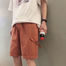 夏季纯色ins五分裤运动直筒小清新休闲短裤男装，男装休闲裤，电商A102B