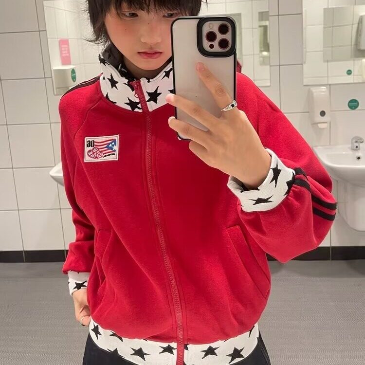 W28-P63棒球服外套女春秋2025新款设计感中性短款独特超好看外套，女装短外套，电商B323A