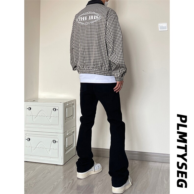 B221美式ins高街暗黑小众修身弹力休闲牛仔裤LK23010-P60控78,男装牛仔裤,电商B221