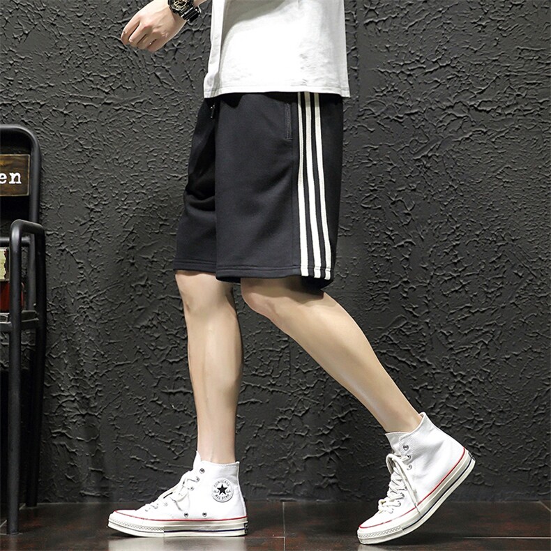 2021夏季新瓷砖墙日系大码男运动条纹卫裤休闲裤短裤-K2036-P30,男装休闲裤,电商A001