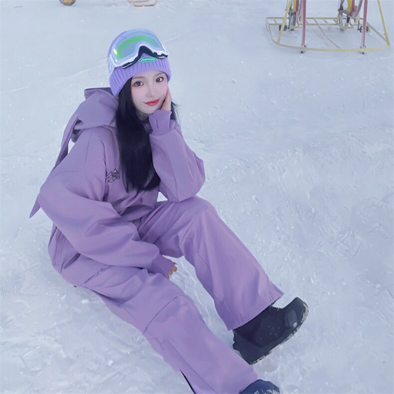 大码单板防风男女银狐绒滑雪服衣裤套装M38+K1002J加绒P200控328,男装休闲套装,电商A001