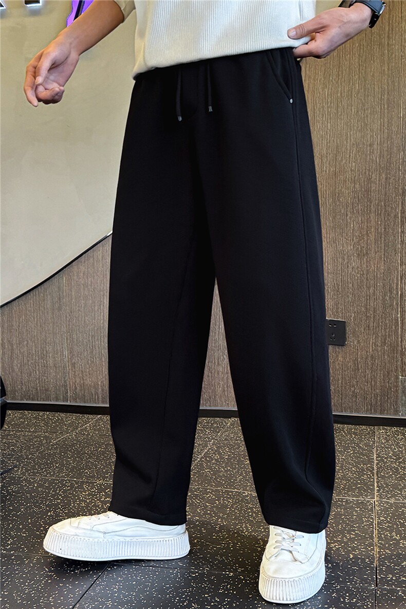 2026新款春季裤子男款美式休闲潮牌卫裤男弯刀裤A313-261156-P68,男装休闲裤,电商A313