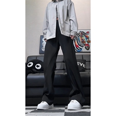 大货~春季褶皱垂感显瘦西装休闲长裤男K315-P45（主推差价大），男装休闲裤，星座1004-3