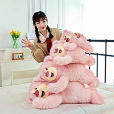 创易毛绒玩具 趴版哈哈熊
