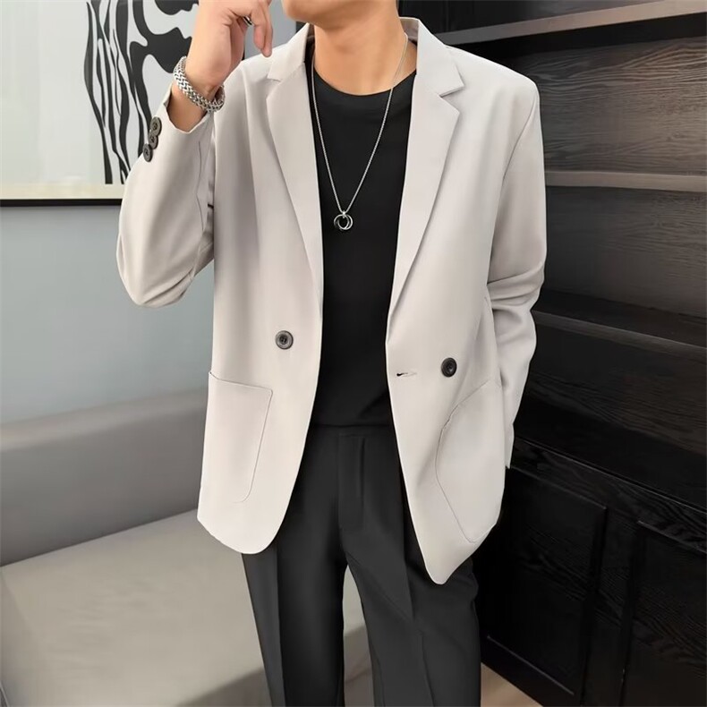 秋季西装外套男士商务休闲上衣外套职业正装抗皱免烫韩版小西服男，男装西服，星座1013