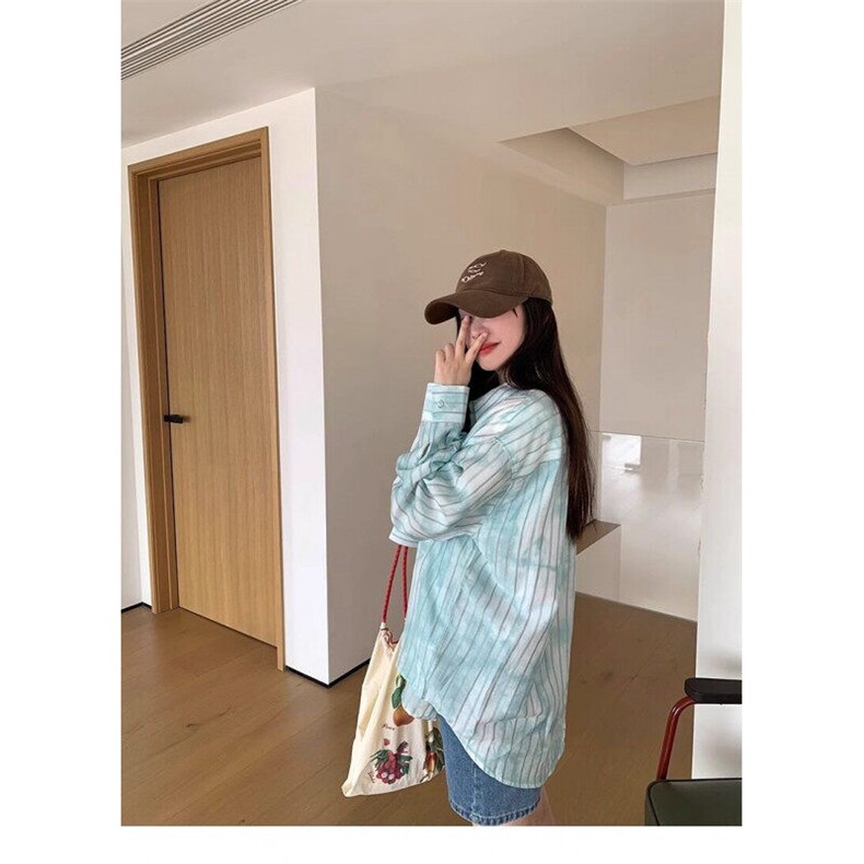 青春流行新款气质休闲长袖ins衬衫尖领潮百搭男女情侣夏季防晒衣,男装衬衫,星座506A