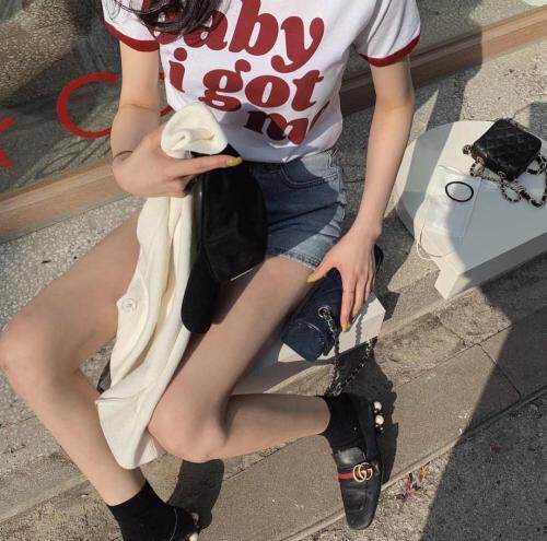 【现货】夏季新款韩版短袖修身显瘦三个色，女装，Yibee