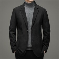 2023新款冬季男款休闲羽绒西服中年男加厚纯色外套XXH9628-P220,男装羽绒服,电商B212（原钱塘6029）