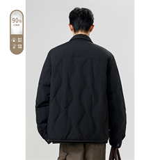 2025冬季新款港风无影大码90%白鸭绒羽绒服M-4XQ-2512-特P159，男装羽绒服，电商A022