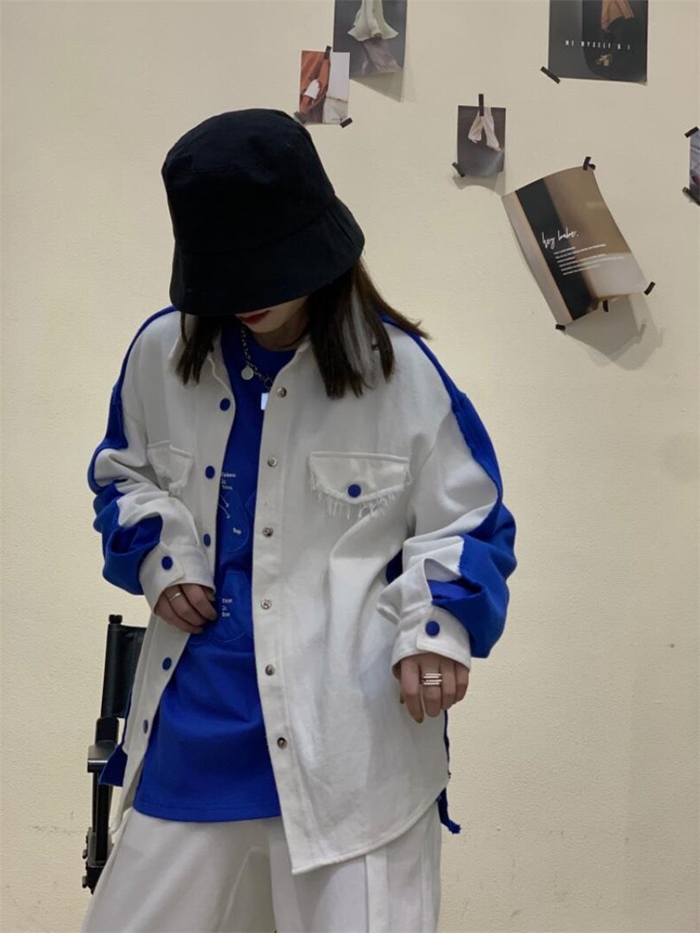 前后拼接外套，其它，Alissa Lin