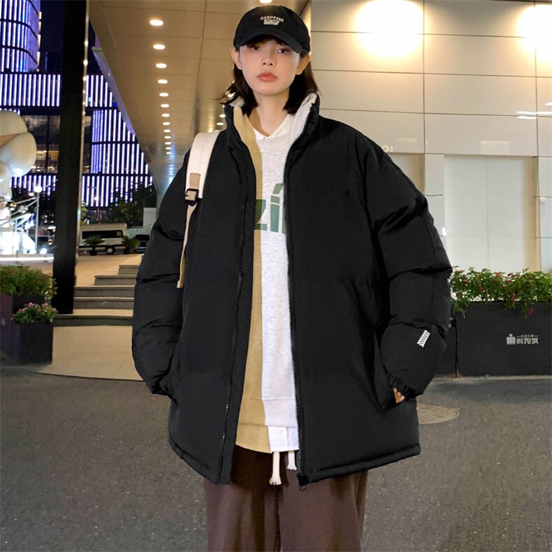 冬上新学生加棉加厚棉服潮中性风保暖立领棉衣外套男女8801-P65,男装棉衣,电商A441-1