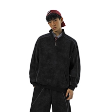 可二开脏脏灰扎染大码M-5XL卫衣WY78064P68卫裤WK78065P68套装，男装休闲裤，星座227-7