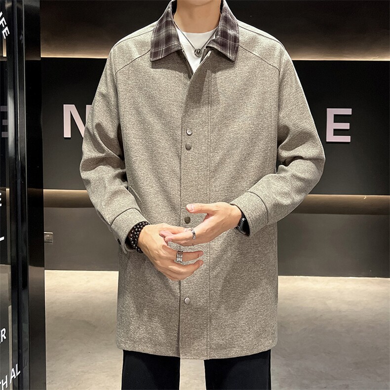 秋季现货大码宽松休闲外套8569-P80控169大码元,男装风衣,星座209