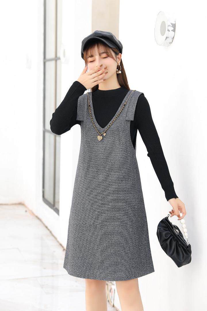 时尚A字裙两件套，其它，湘怡服饰