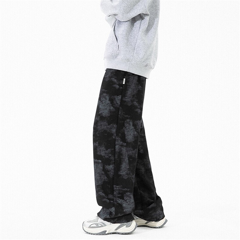现货》春季新品脏洗扎染休闲裤运动裤男女中性NB2575-P50控78,男装休闲裤,电商C303