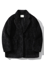 白底泰迪绒短款纯色西装大衣高级感毛呢大衣外套男77938P128控188，男装风衣，星座226-1