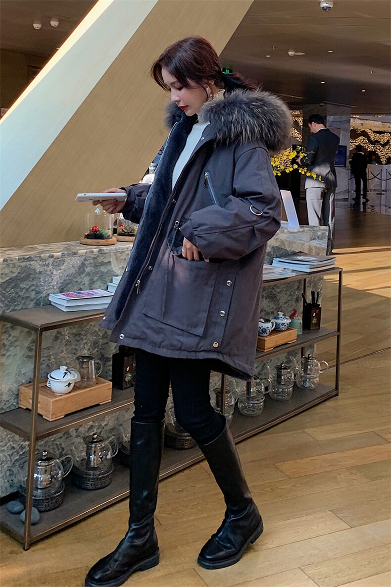 时尚优雅潮流舒适棉衣/棉服2020年冬季长袖宽松气质,女装棉衣/棉服,艾艾淮淮