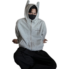 重磅水洗做旧连帽小恶魔卫衣男女cp197-特p80，男装卫衣，电商B371