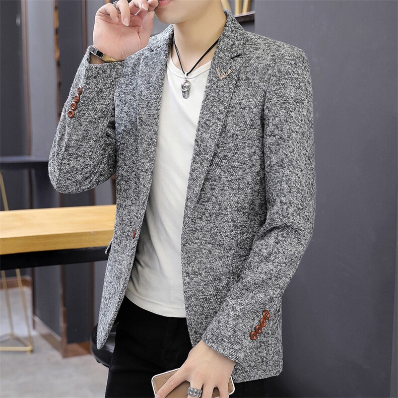 2021西服男外套韩版修身休闲小西装便服单西学生外套6618-P68,男装西服,星座217-4