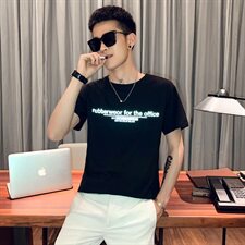T火cec短袖男t恤潮流百搭潮男ins休闲，男装T恤，星座102A（原电商D309-1）