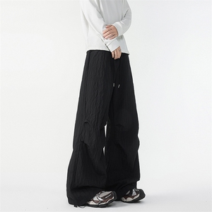 8XL-M 新款速干肌理感直筒工装裤男宽松早秋休闲裤阔腿裤K9172P68图片