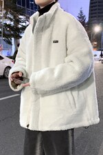 2021新款加厚双面穿羊羔绒港风ins宽松加厚衣夹克潮W2256-P82，男装夹克，星座512-4