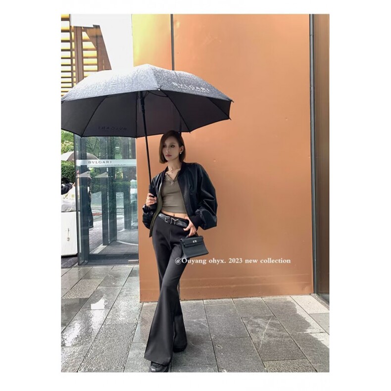 流行时尚新款原宿简约气质ins潮流百搭文艺双面穿帽子可拆卸皮衣,男装皮衣,星座506A