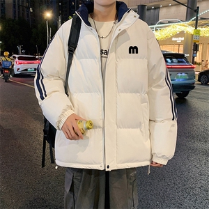 量大优可提供视频冬棉衣立领条纹HD019-1-MF5217-P75图片