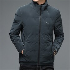 B-N6653冬季男士羽绒服外套男装立领修身白鸭绒保暖潮流帅气P186，男装羽绒服，电商B360