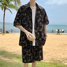 喇叭花套装TZ77811特P45衬衫DCS77812特P27DK77813特P18套装控88，男装休闲套装，星座227-7