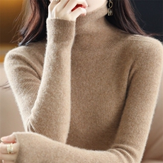 百搭时尚简约高领打底大气秋冬新款女羊毛衫，女装羊毛衫，伟泽羊绒
