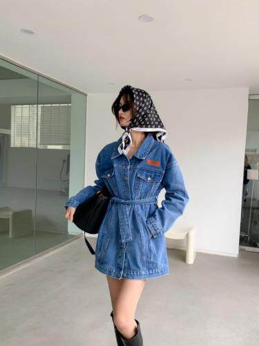 现货早春新款牛仔连衣裙。，女装连衣裙，里奈(5F)