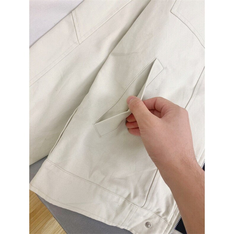 【有货】W6348HH-特68cleanfit水洗帆布立领休闲夹克外套男女,男装夹克,星座1007（原301D）