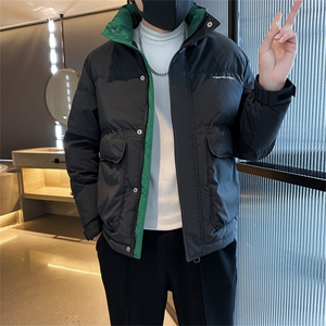 男士加厚羽绒服2025冬季修身立领休闲外套C208-8897特P158控229.9图片